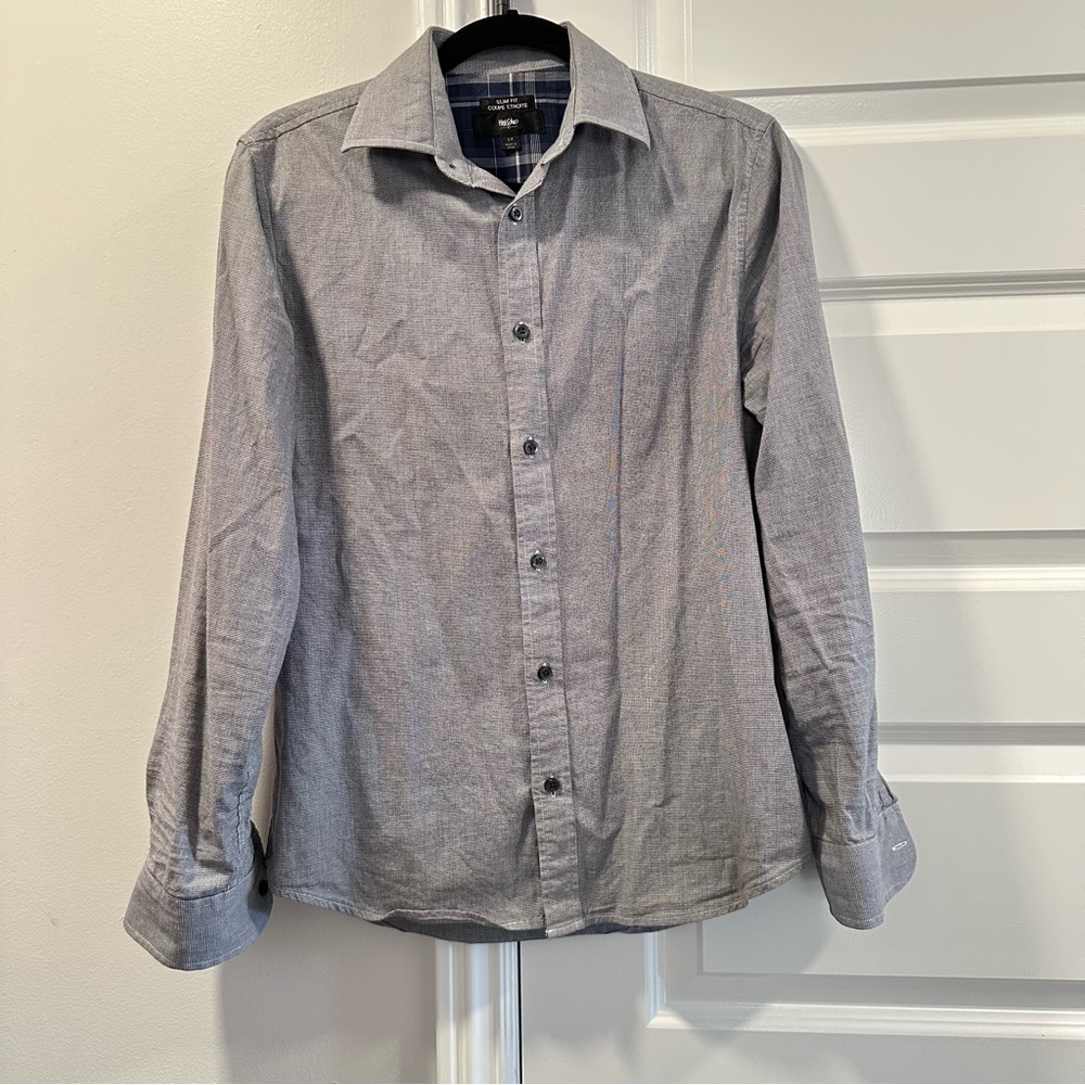 Mossimo Supply Co. Men's Black Button-Down Shirt